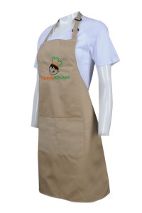 AP107 custom-made apron design embroidery logo apron social enterprise canteen dining uniform apron supplier holiday aprons